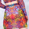 BADINKA Tropical Punch Mesh Rave Skirt NEW