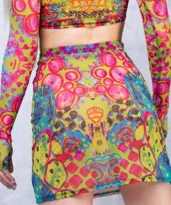 BADINKA NEW Oasis Mesh Rave Skirt