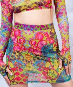 BADINKA NEW Oasis Mesh Rave Skirt