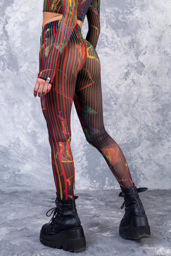 BADINKA NEW Simulation Mesh Leggings 4 BADINKA NEW Simulation Mesh Leggings