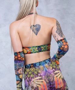 BADINKA NEW Delirium Halter Criss Cross Mesh Top 9 BADINKA NEW Delirium Halter Criss Cross Mesh Top