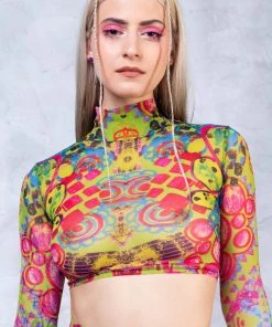 BADINKA NEW Oasis Mesh Rave Top