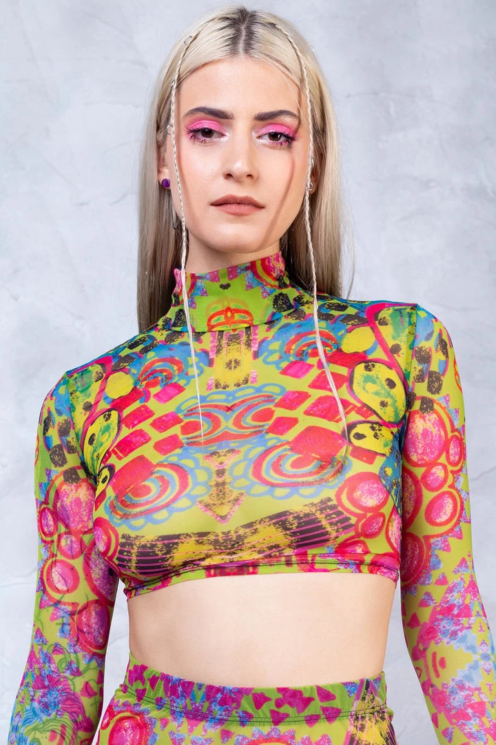 BADINKA NEW Oasis Mesh Rave Top 3 BADINKA NEW Oasis Mesh Rave Top