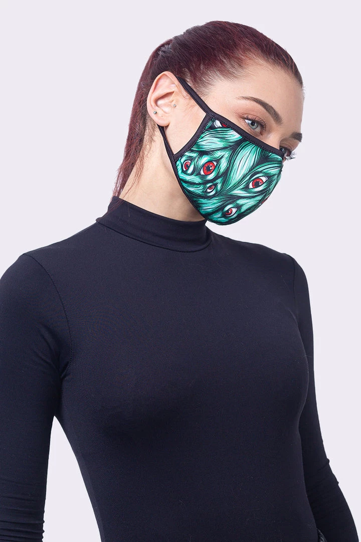 BADINKA I See You Green Face Mask 4 BADINKA I See You Green Face Mask