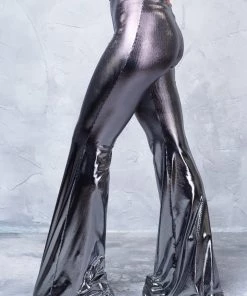 BADINKA RAVE GEAR Monochrome Bell Bottom Pants