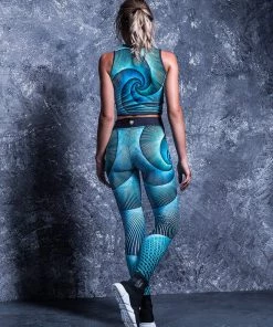 BADINKA Spiral Focus Hw Leggings High Waist Leggings
